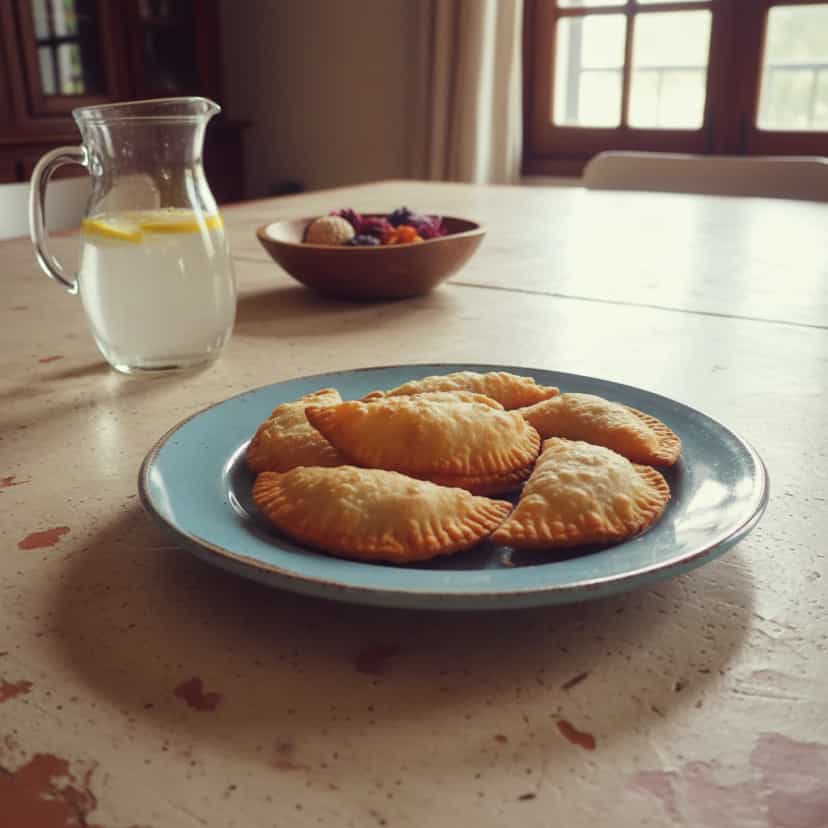 Foto deliciosa de Pastel de Sardinha pronta para servir - Salgadinhos