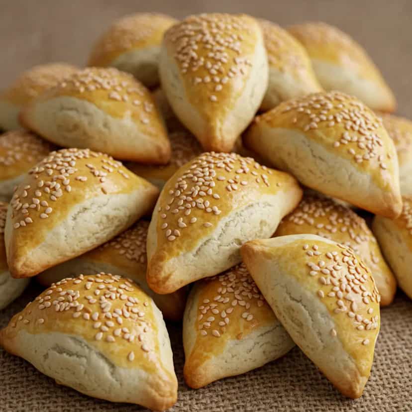 Foto deliciosa de Pastel Napolitano Assado pronta para servir - Salgadinhos