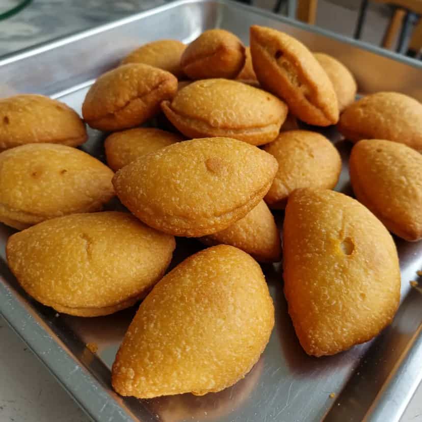 Foto deliciosa de Pastel Sírio pronta para servir - Salgadinhos
