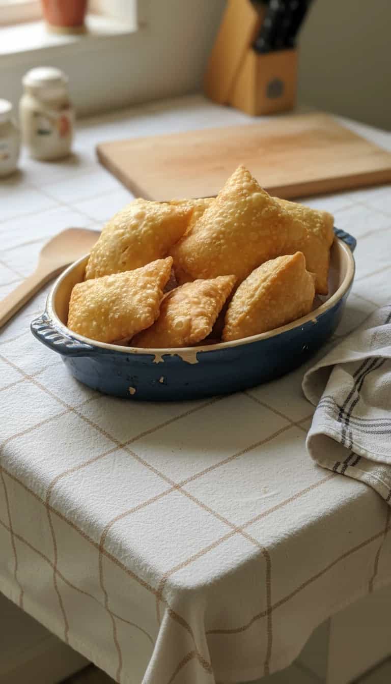 Foto deliciosa de Pastel Vegetariano Crocante pronta para servir - Salgadinhos