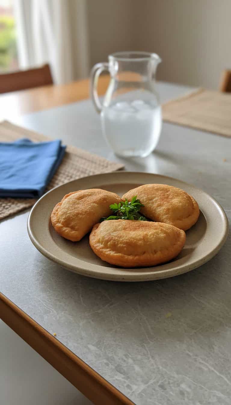 Foto deliciosa de Pastelzinho de Queijo Minas pronta para servir - Salgadinhos