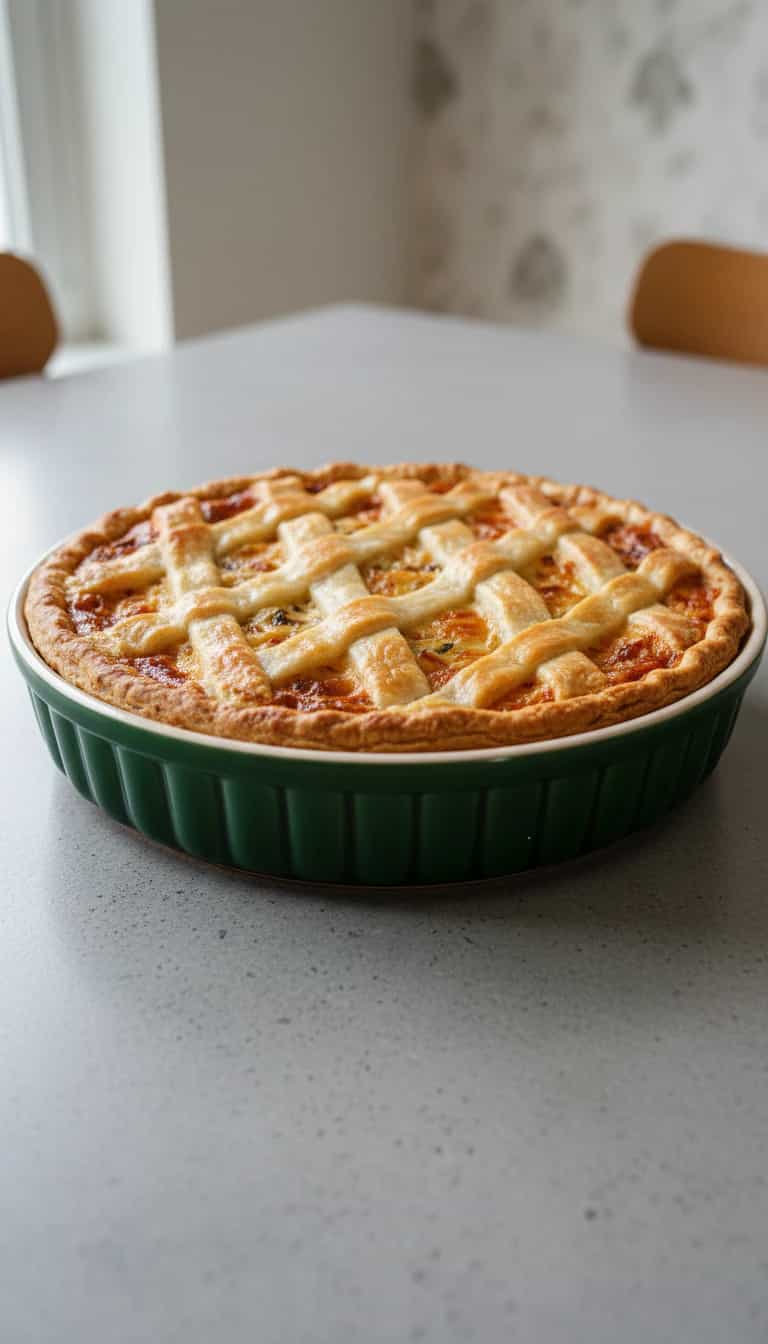 Foto deliciosa de Pastiera Caseira de Trigo pronta para servir - Tortas & Tortinhas