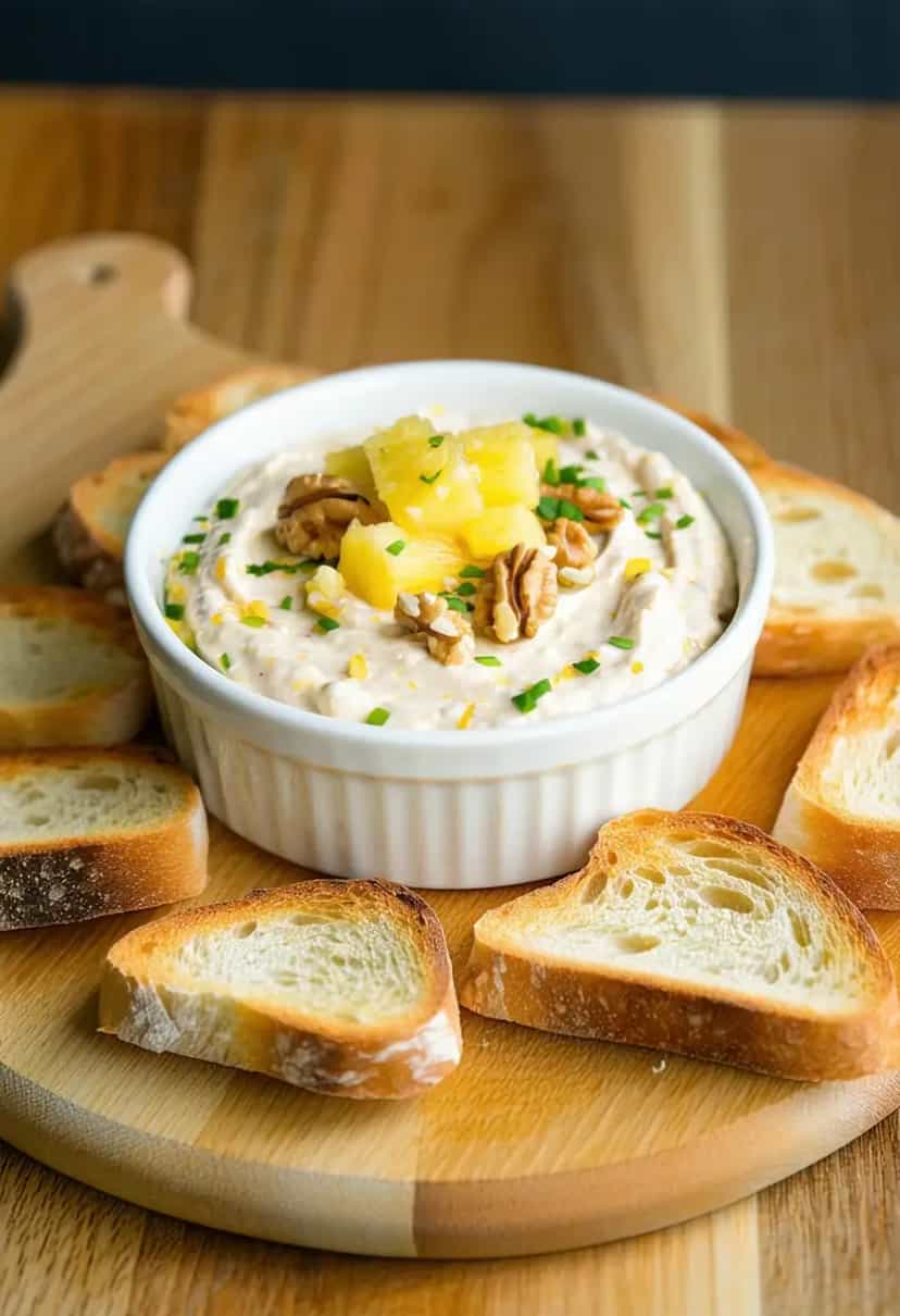 Foto deliciosa de Patê de Abacaxi com Cream Cheese pronta para servir - Pastas & Patês