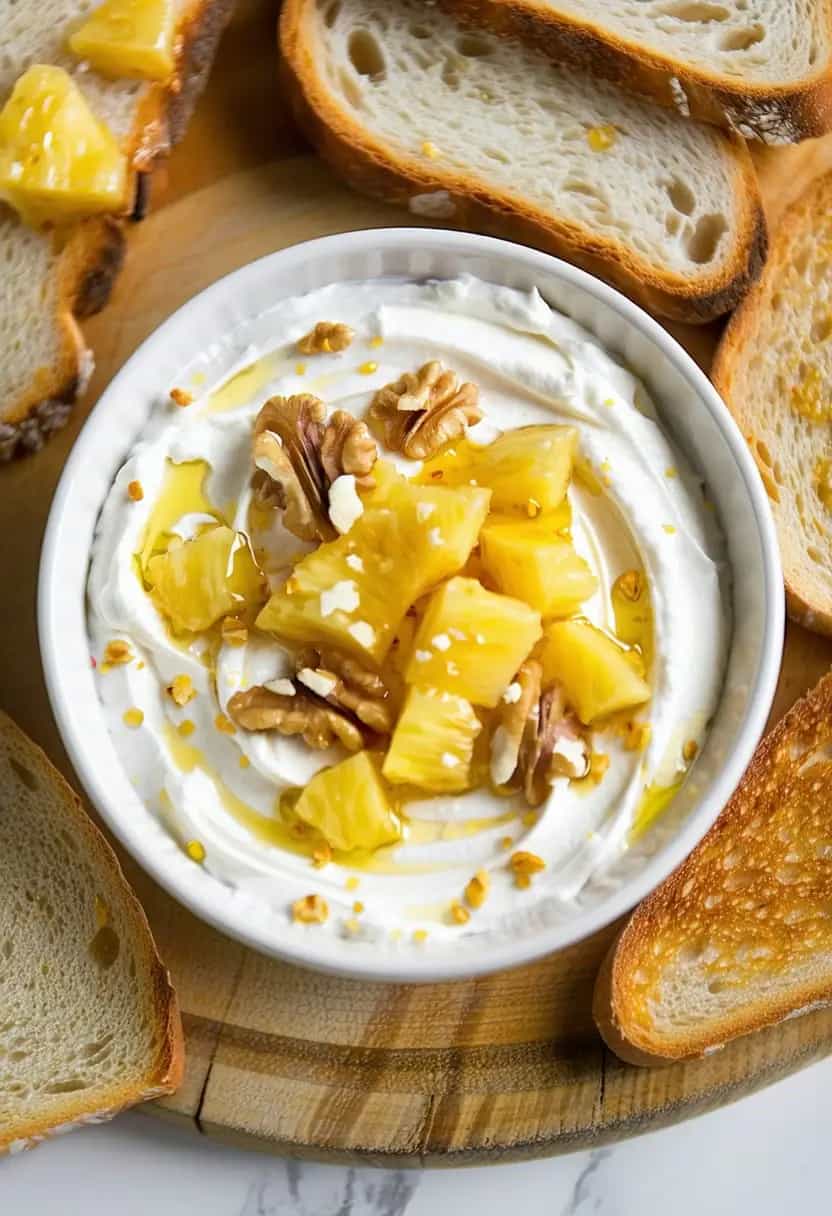 Patê de Abacaxi com Cream Cheese