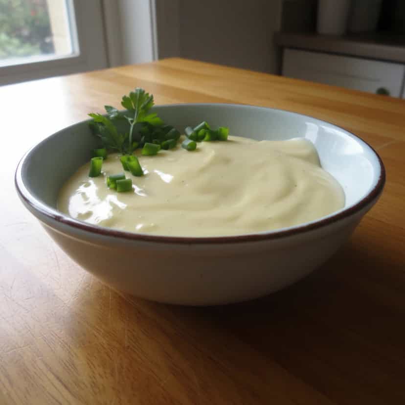 Foto deliciosa de Patê de Alho com Maionese pronta para servir - Pastas & Patês