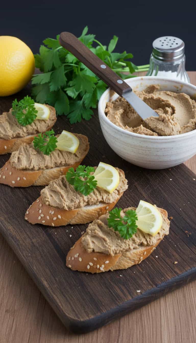 Foto deliciosa de Patê de Alho Cremoso pronta para servir - Pastas & Patês