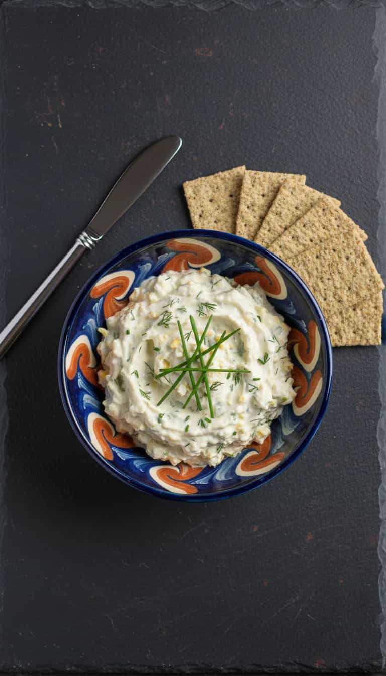 Foto deliciosa de Patê de Alho Cremoso pronta para servir - Pastas & Patês