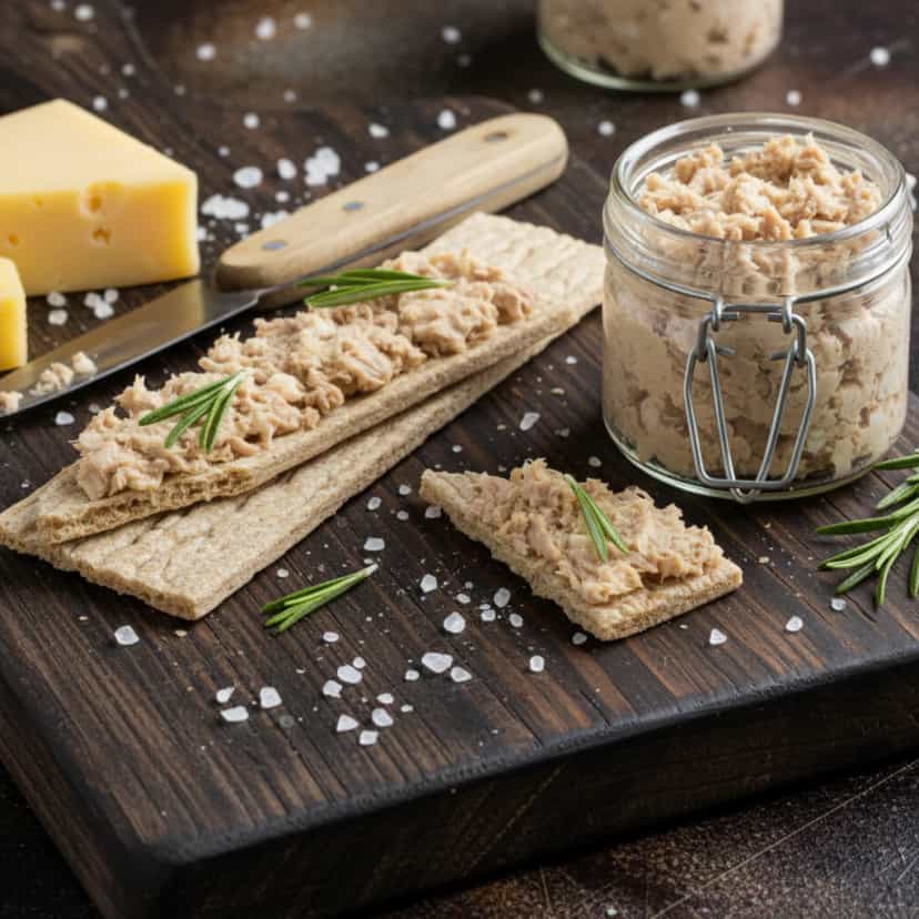 Foto deliciosa de Patê de Alho Cremoso pronta para servir - Pastas & Patês