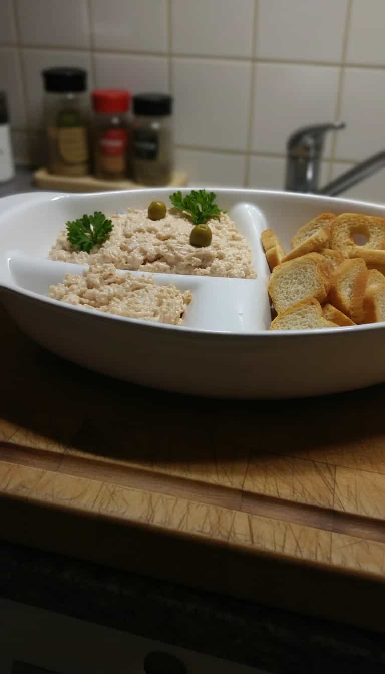 Foto deliciosa de Patê de Atum e Picles pronta para servir - Pastas & Patês