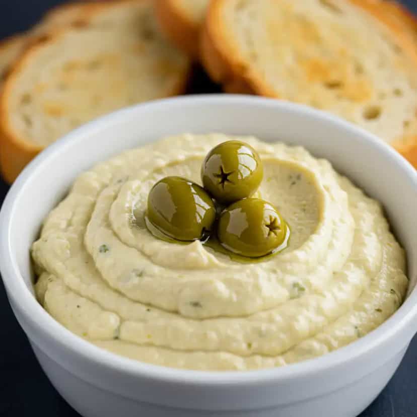 Foto deliciosa de Patê de Azeitona Cremoso pronta para servir - Pastas & Patês