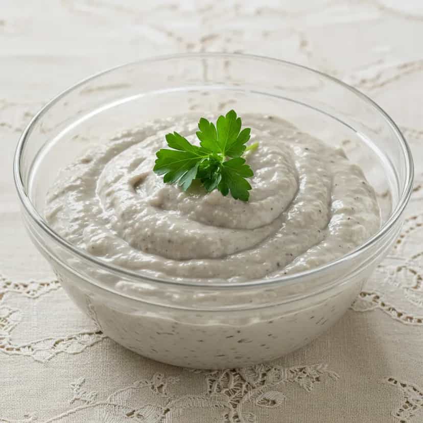 Foto deliciosa de Patê de Berinjela Gourmet pronta para servir - Pastas & Patês