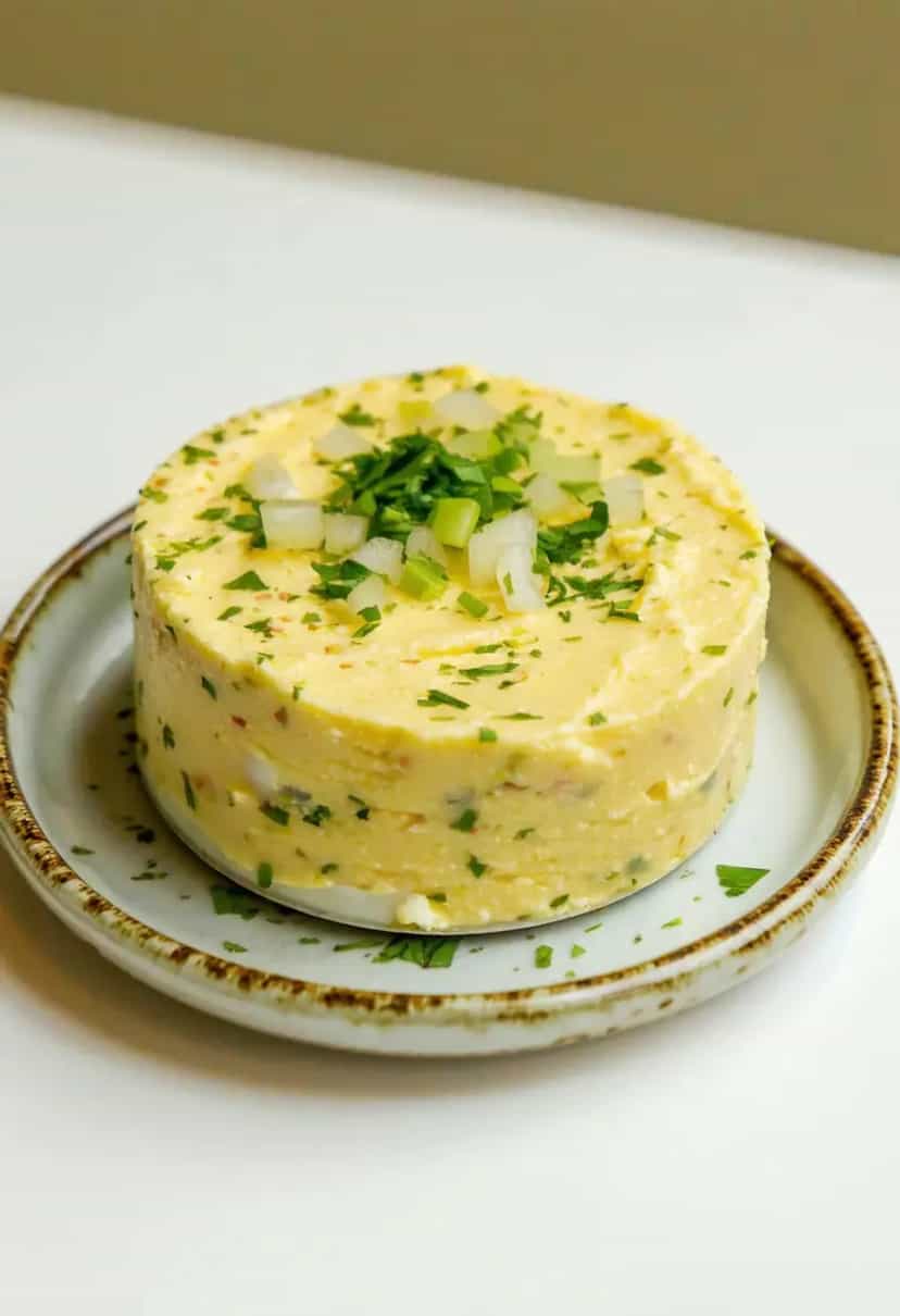 Foto deliciosa de Patê de Ovo Cozido Sem Óleo pronta para servir - Pastas & Patês