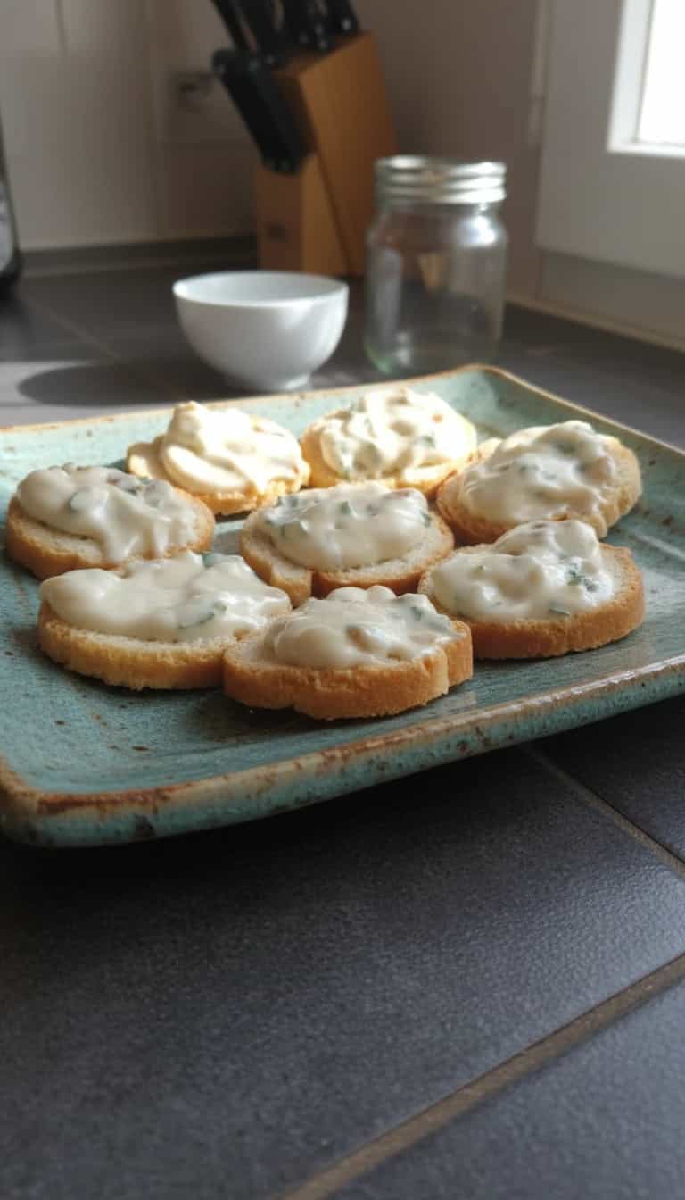 Foto deliciosa de Patê de Queijo com Cebola pronta para servir - Pastas & Patês