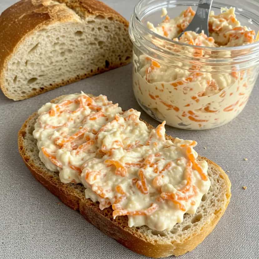 Foto deliciosa de Patê de Sardinha com Cenoura pronta para servir - Pastas & Patês