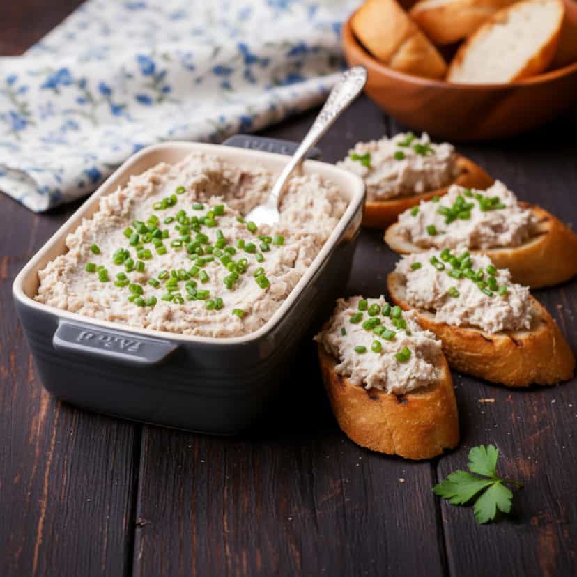 Foto deliciosa de Patê de Sardinha Cremoso pronta para servir - Pastas & Patês