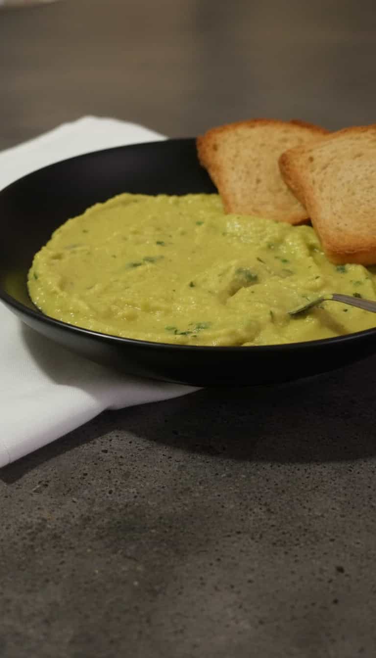Foto deliciosa de Patê Salgado de Abacate pronta para servir - Pastas & Patês
