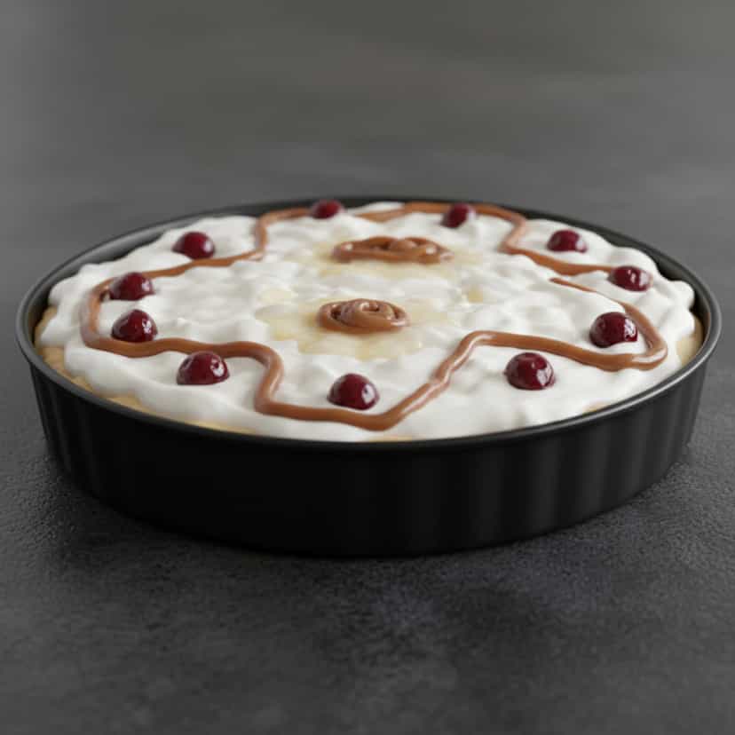 Foto deliciosa de Pavê de Abacaxi com Doce de Leite pronta para servir - Pudins & Cremes