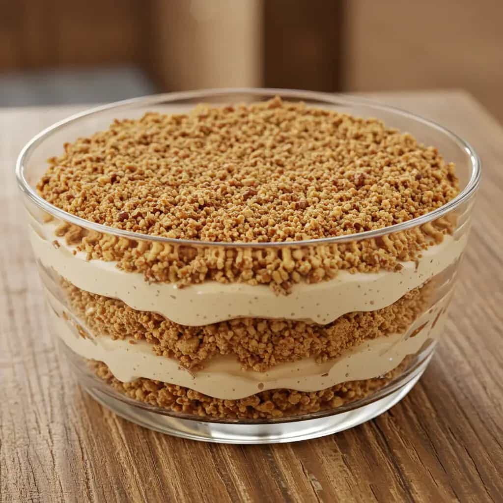 Pavê de Amendoim Cremoso