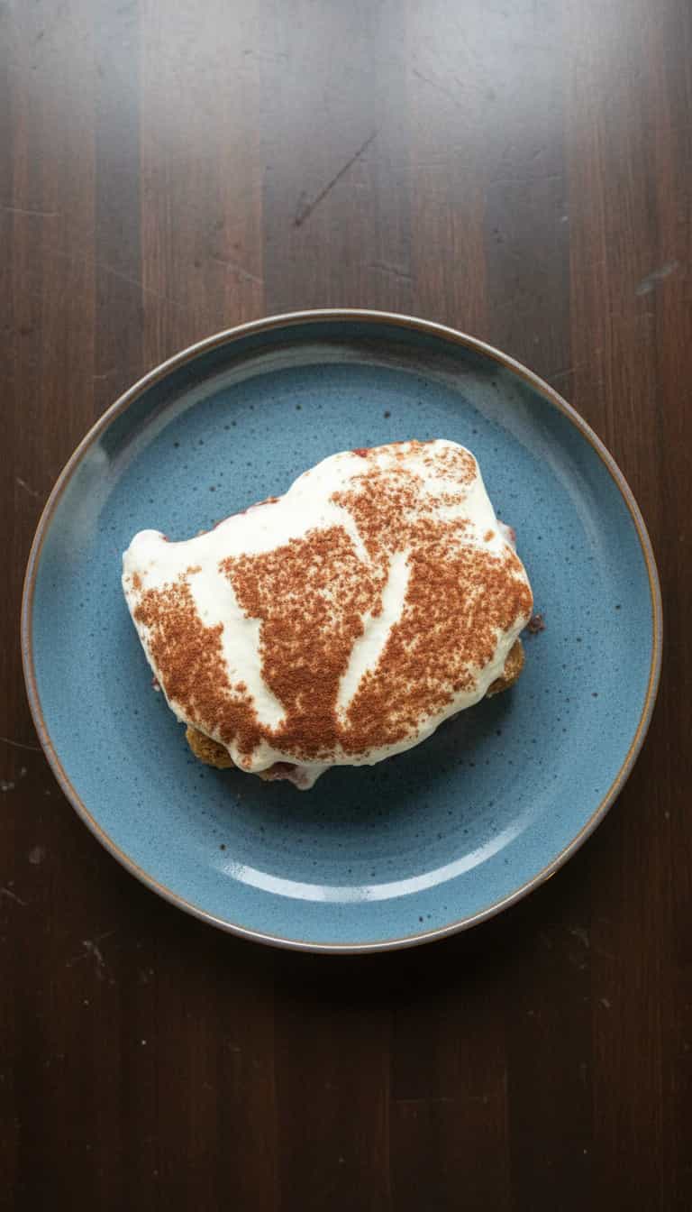 Foto deliciosa de Pavê de Bombom com Creme de Leite pronta para servir - Pudins & Cremes