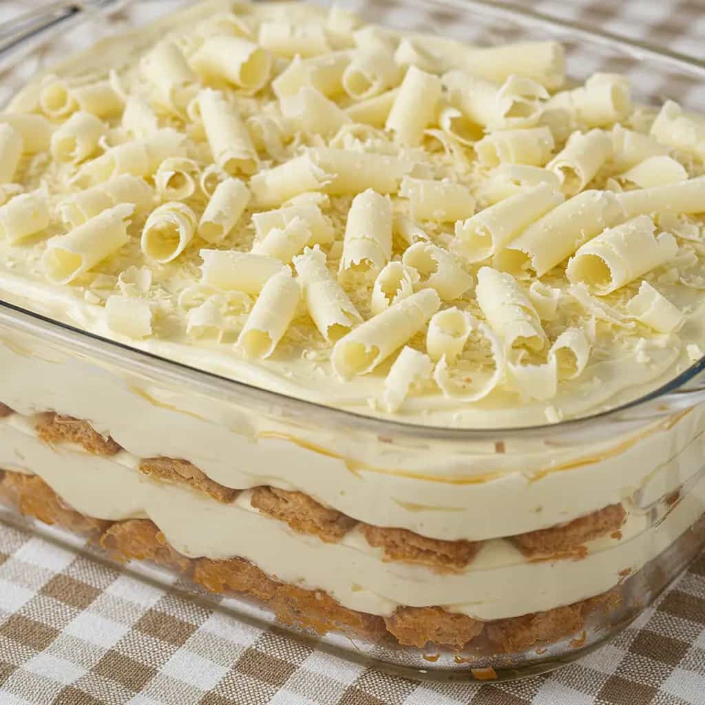 Pavê de Chocolate Branco