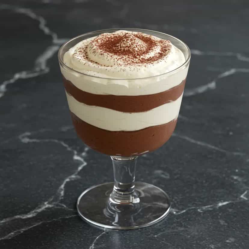 Foto deliciosa de Pavê de Chocolate com Bombons pronta para servir - Outras Receitas