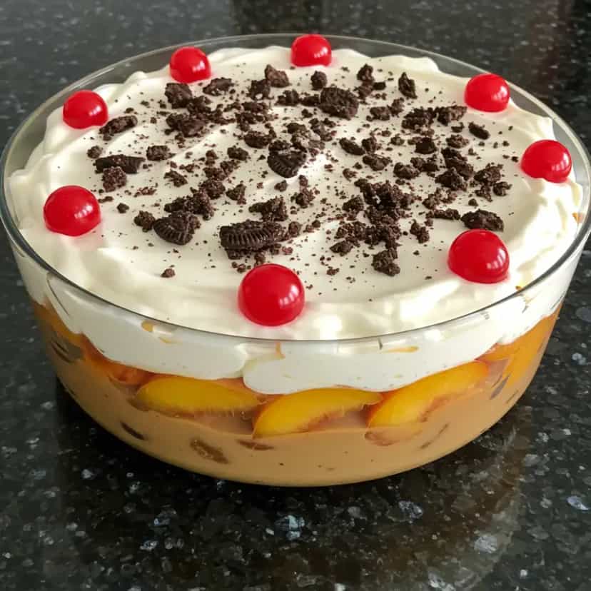 Foto deliciosa de Pavê de Chocolate com Doce de Leite pronta para servir - Pudins & Cremes