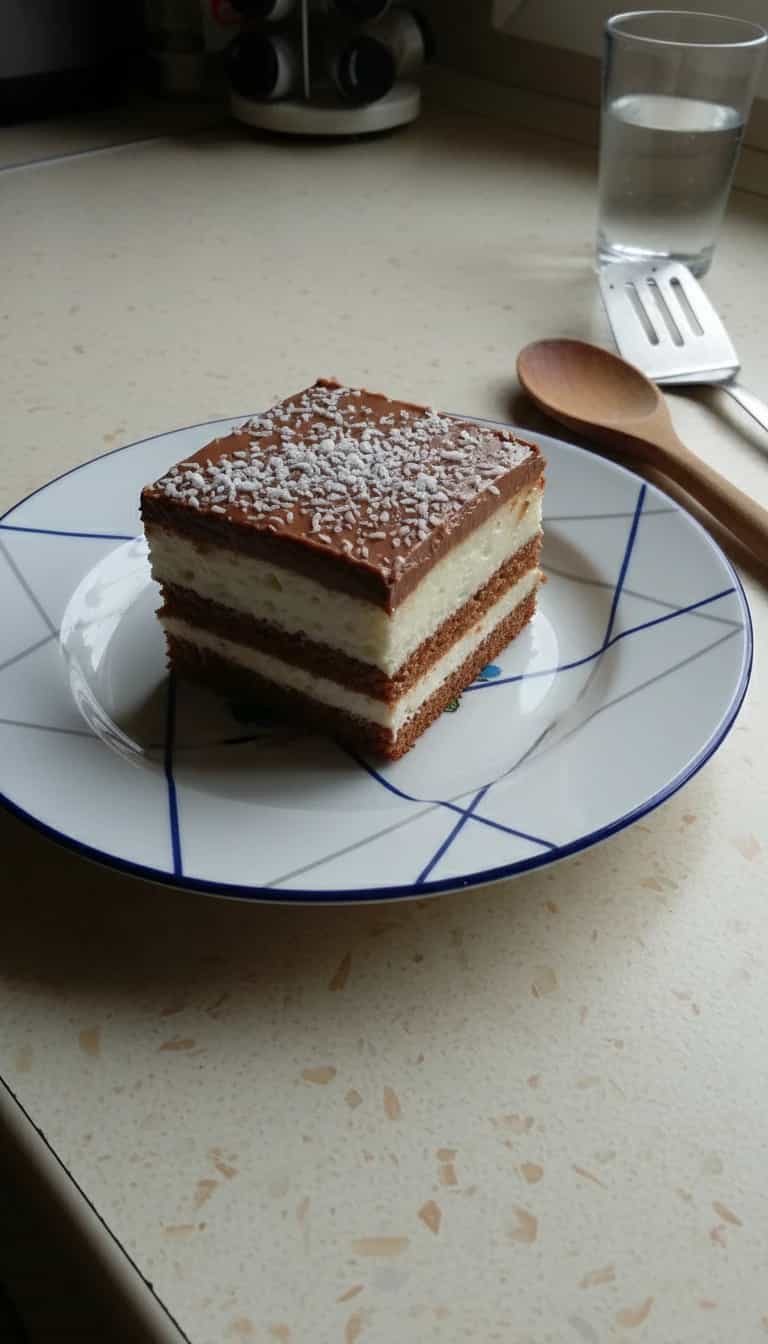 Foto deliciosa de Pavê de Coco Trufado pronta para servir - Outras Receitas