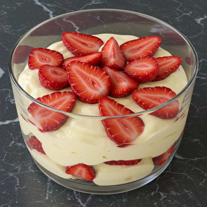 Foto deliciosa de Pavê de Cream Cracker com Passas pronta para servir - Pudins & Cremes