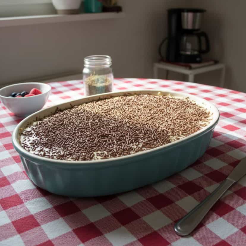 Foto deliciosa de Pavê de Doce de Leite da Maria Helena de Carvalho pronta para servir - Pudins & Cremes