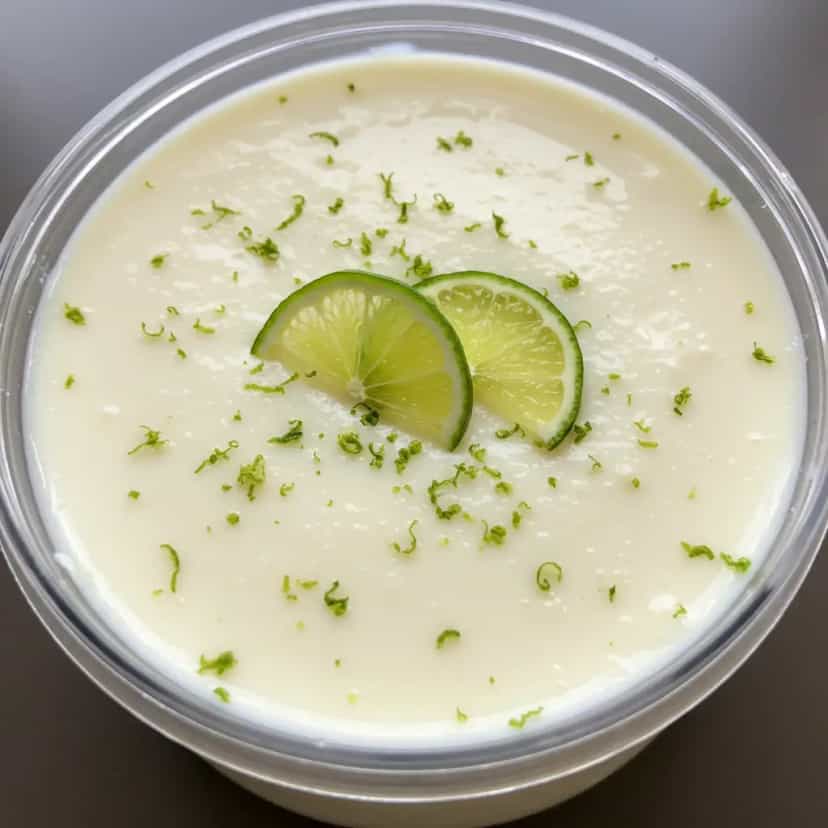 Foto deliciosa de Pavê de Limão Delicioso pronta para servir - Pudins & Cremes