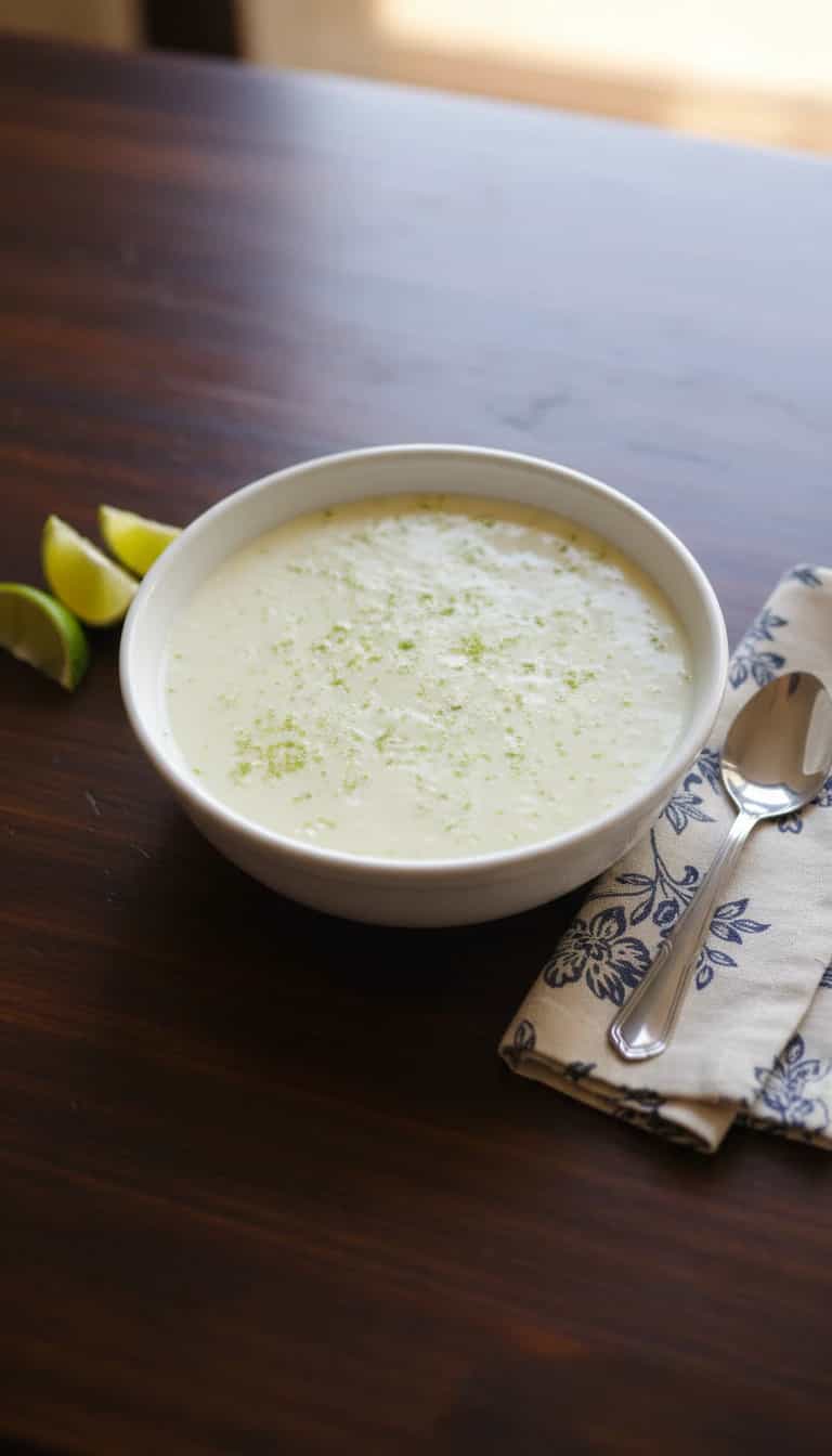 Foto deliciosa de Pavê de Limão Refrescante pronta para servir - Pudins & Cremes