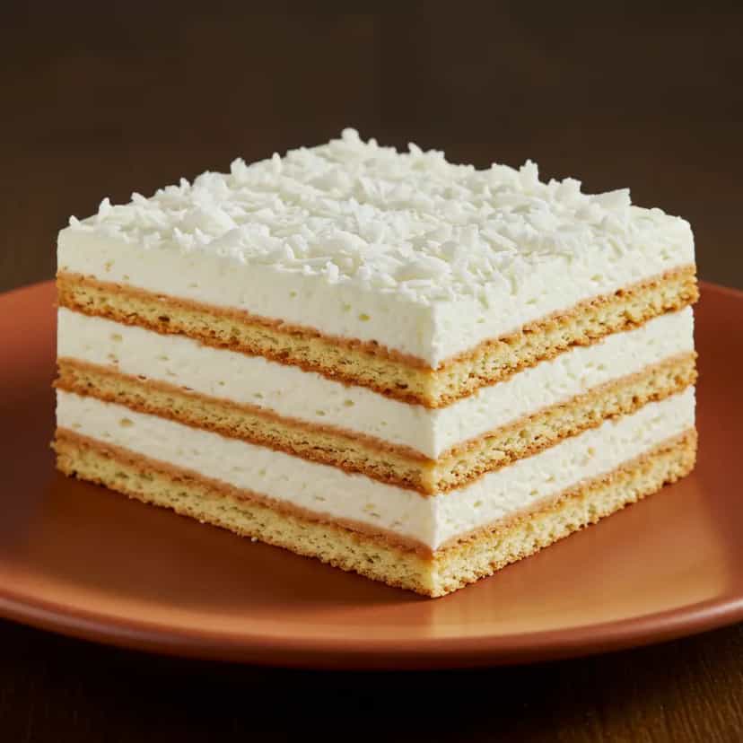 Foto deliciosa de Pavê de Limão Refrescante pronta para servir - Pudins & Cremes