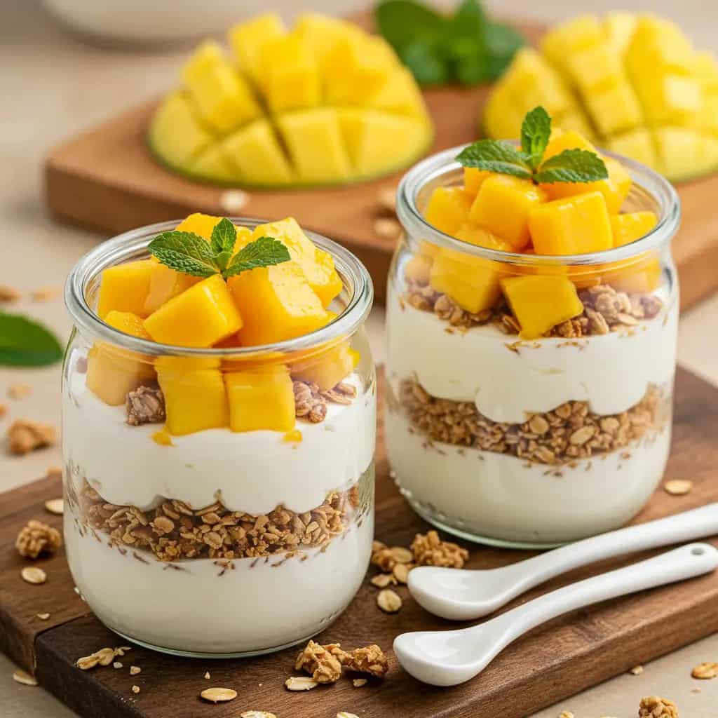 Pavê de Manga Cremoso