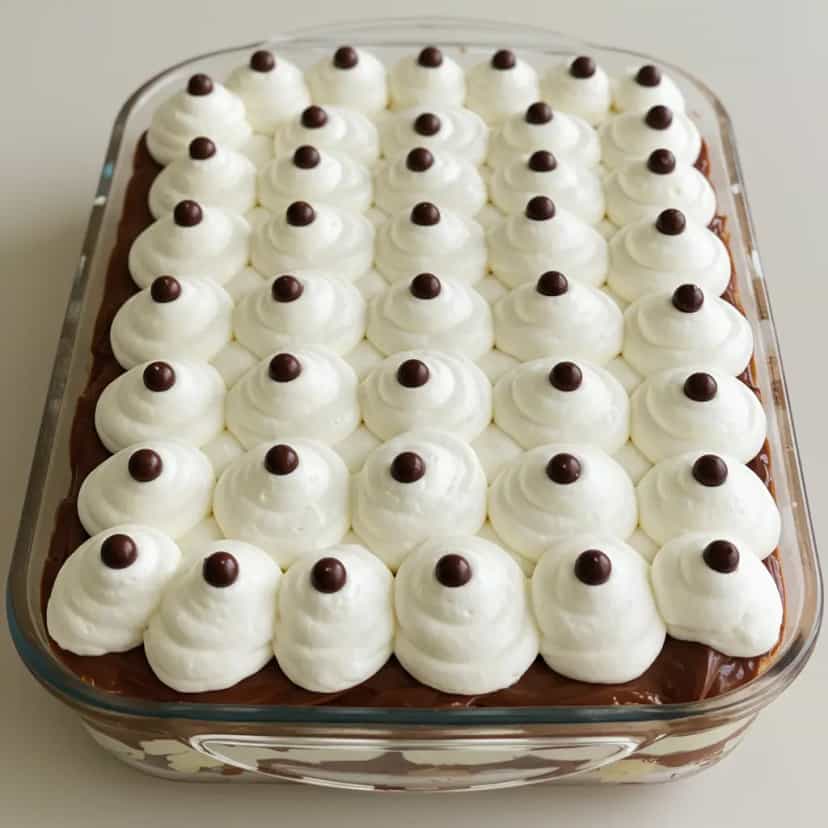 Foto deliciosa de Pavê de Maracujá Delicioso pronta para servir - Pudins & Cremes