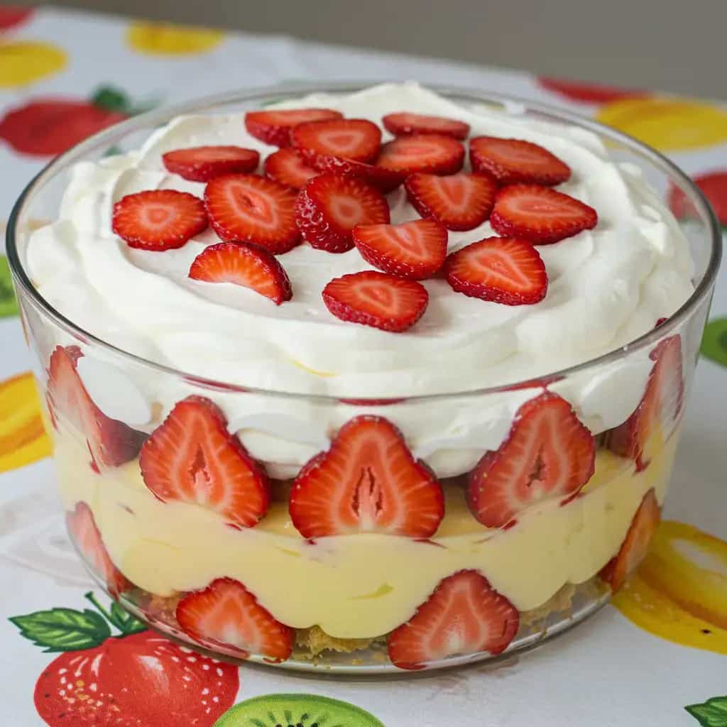 Pavê de Morango Delicioso