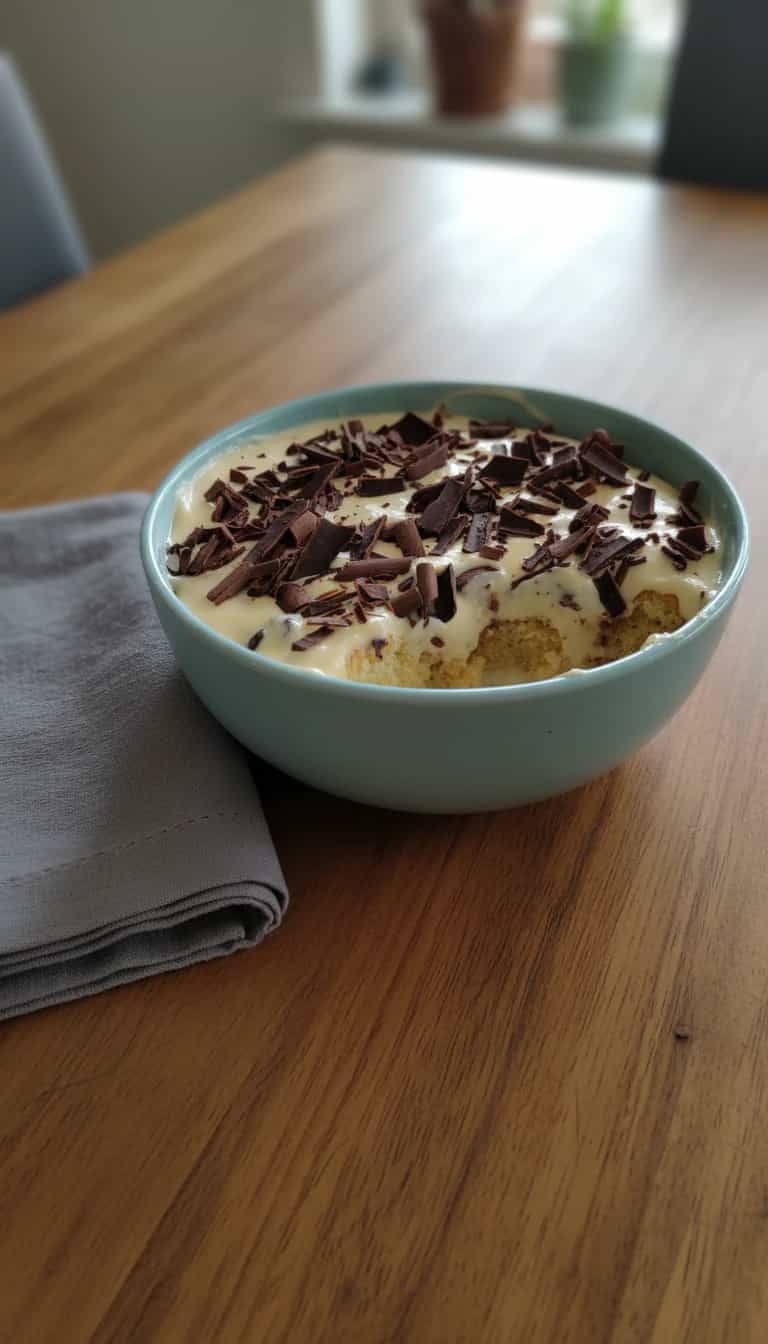 Foto deliciosa de Pavê de Nozes e Chocolate Branco pronta para servir - Outras Receitas