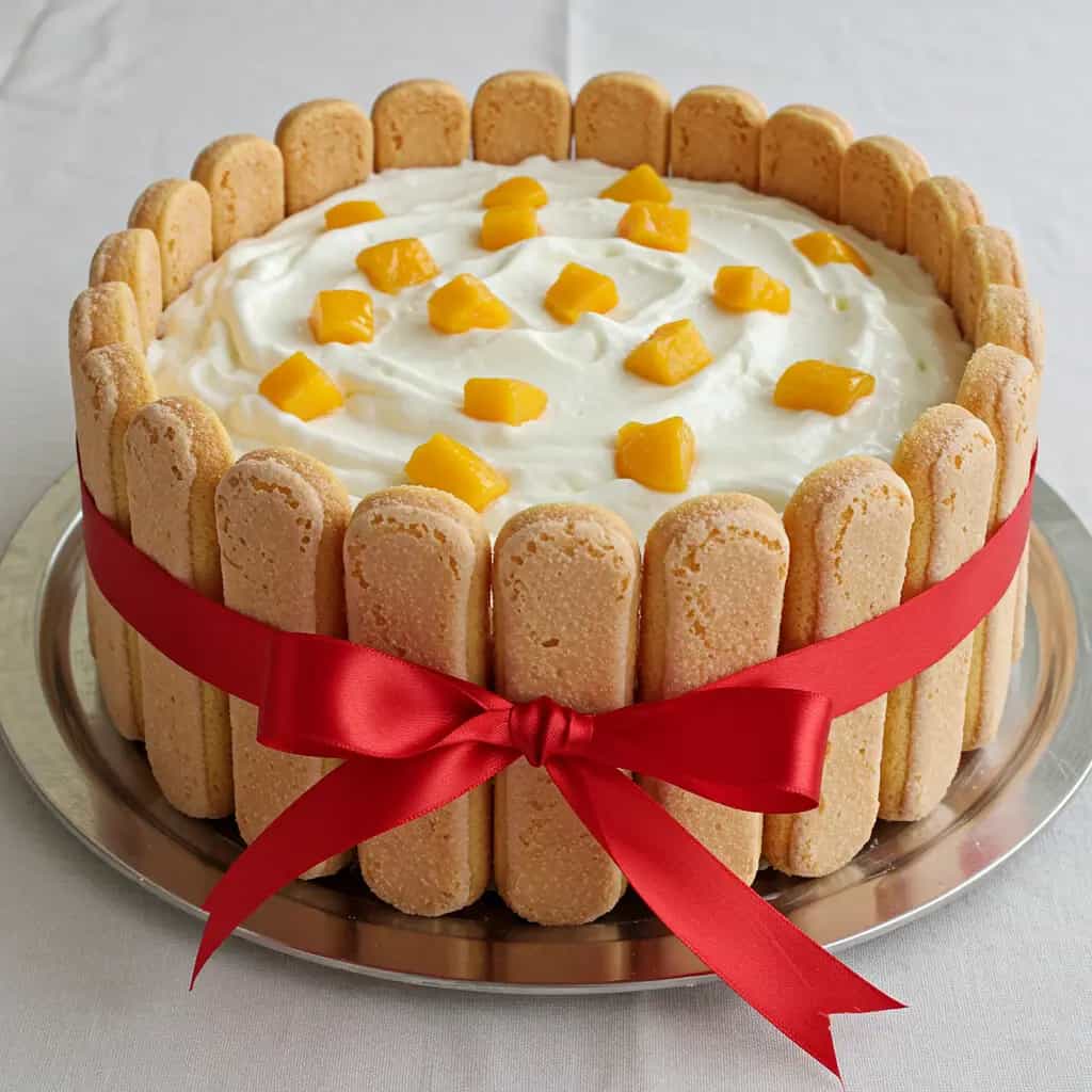 Pavê de Pêssego Delicioso