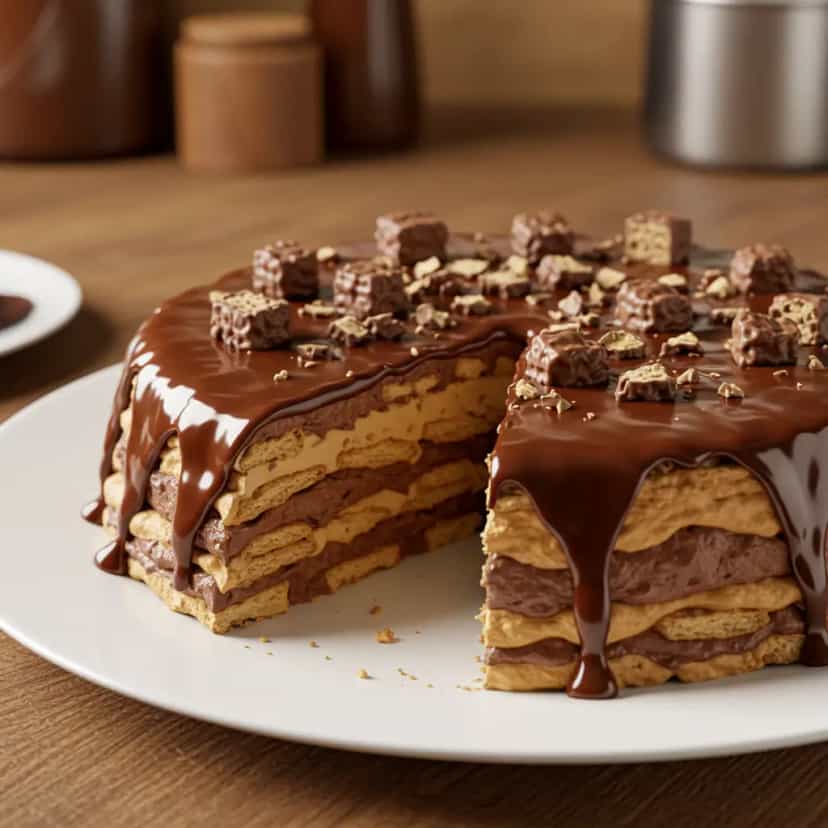 Foto deliciosa de Pavê de sonho de valsa pronta para servir - Outras Receitas