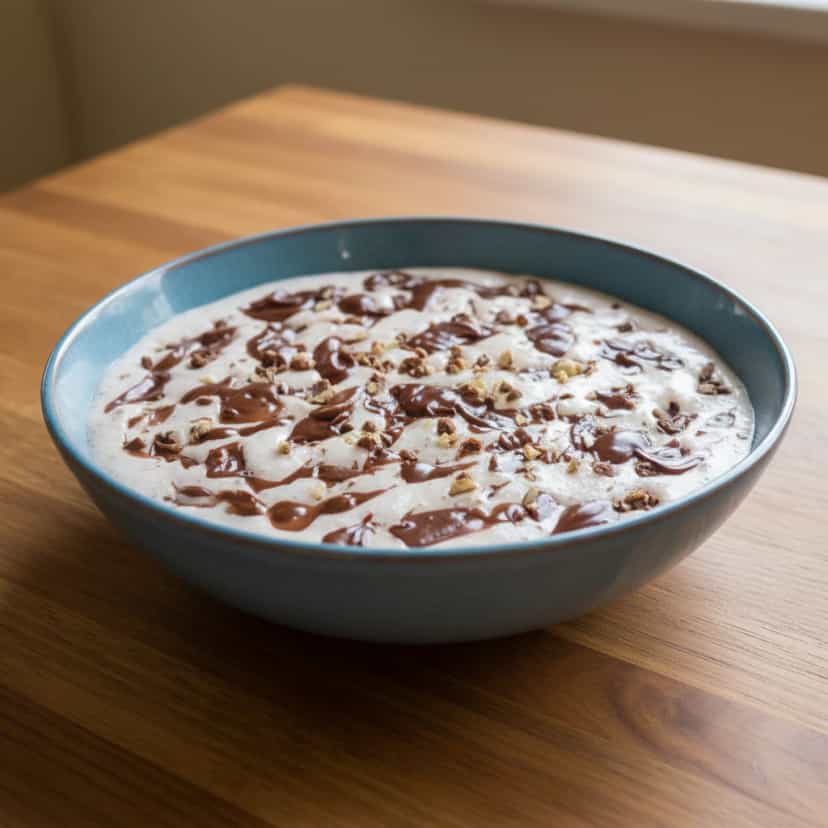 Foto deliciosa de Pavê de Sonho de Valsa pronta para servir - Pudins & Cremes