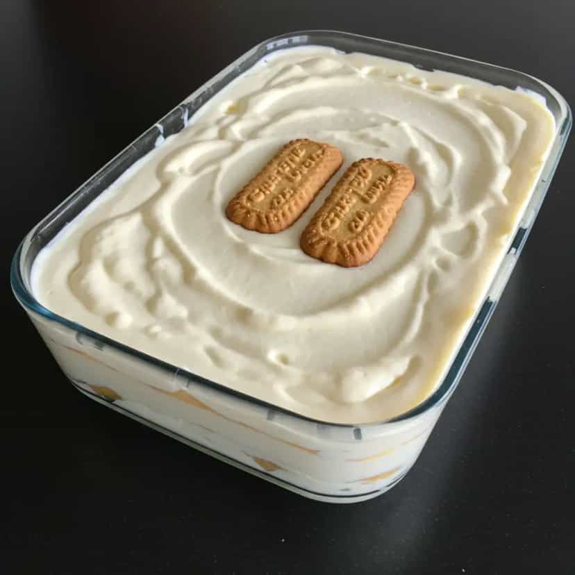 Foto deliciosa de Pavê de Suco Tang pronta para servir - Pudins & Cremes