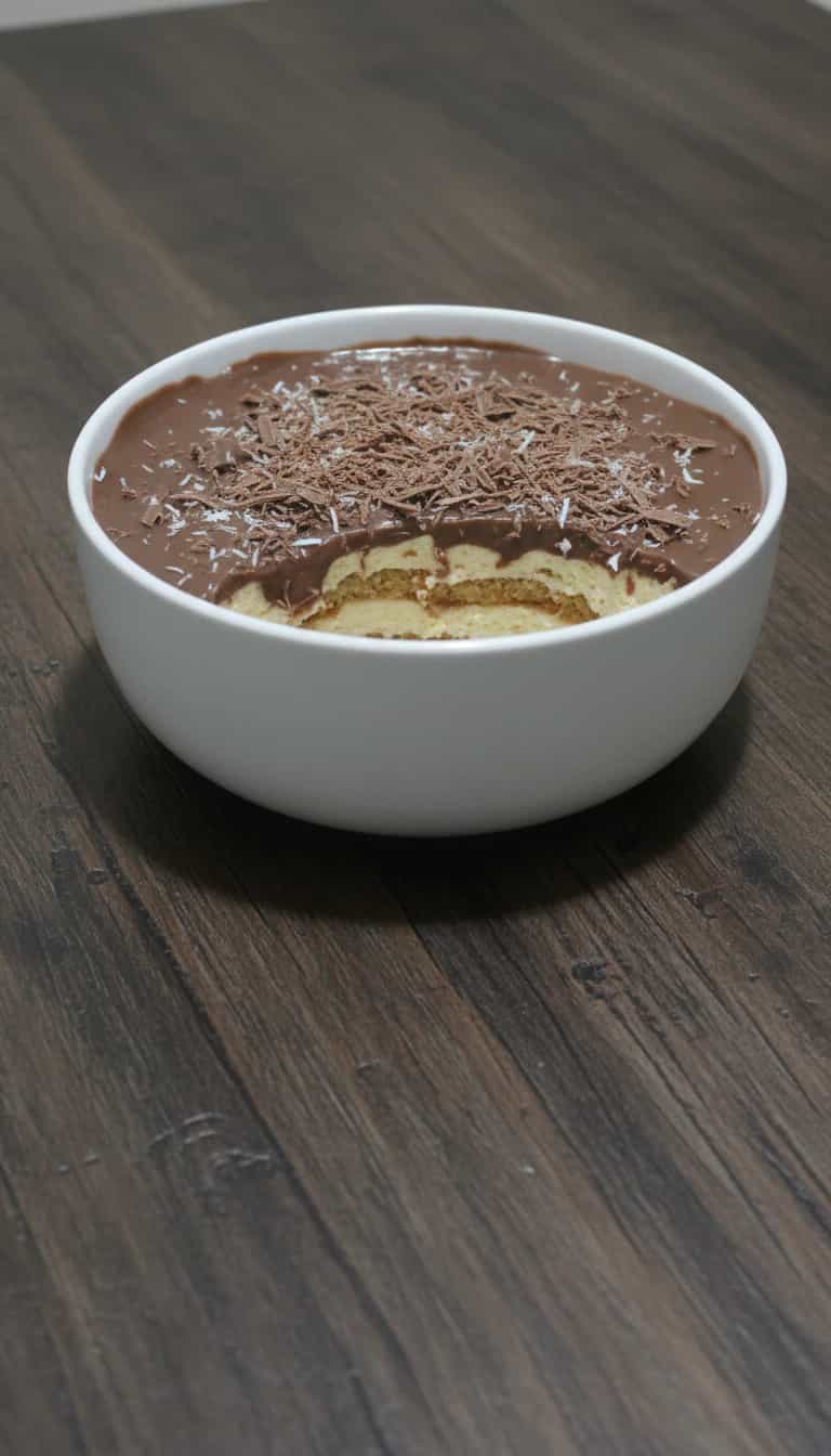 Foto deliciosa de Pavê Delicioso da Elena pronta para servir - Pudins & Cremes