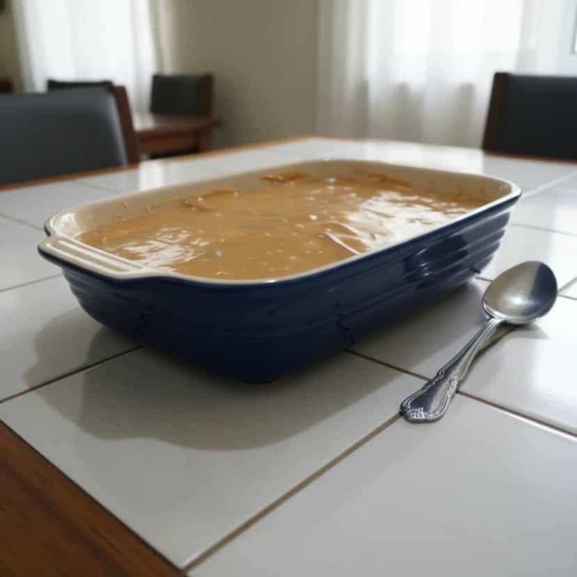 Foto deliciosa de Pavê Paulista Tradicional pronta para servir - Pudins & Cremes
