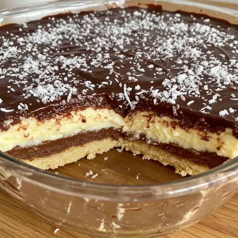 Foto deliciosa de Pavê Prestígio da Priscila Moraes Araujo pronta para servir - Pudins & Cremes