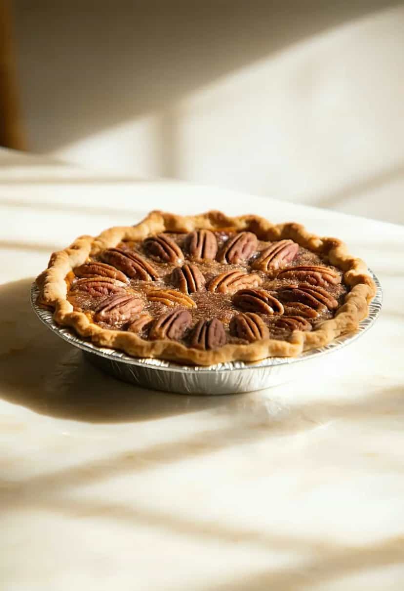 Foto deliciosa de Torta de Noz Pecan pronta para servir - Tortas & Tortinhas