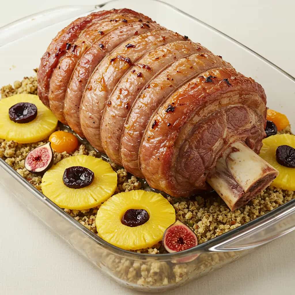 Pernil Assado ao Vinho Branco