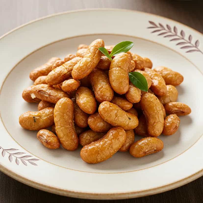 Foto deliciosa de Petisco Crocante de Soja Torrada pronta para servir - Salgadinhos
