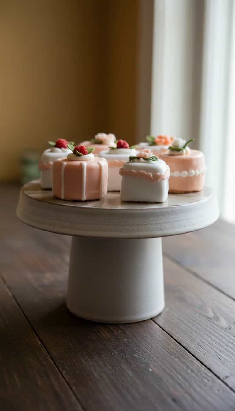 Foto deliciosa de Petit Fours de Avelã pronta para servir - Outras Receitas