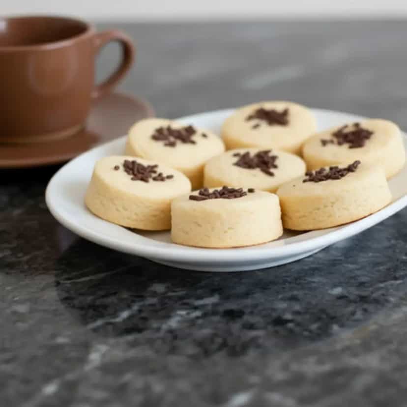 Foto deliciosa de Petit Fours de Baunilha pronta para servir - Bolos & Cupcakes