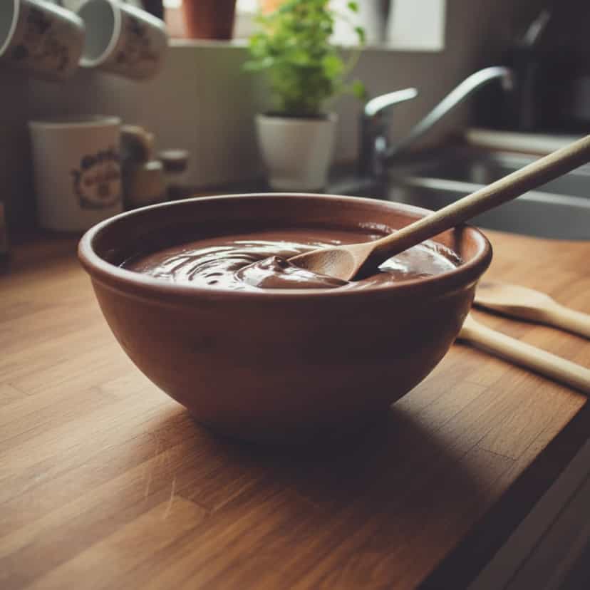 Foto deliciosa de Petit Suisse Cremoso de Chocolate pronta para servir - Pudins & Cremes