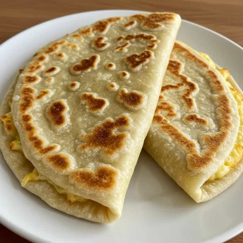 Foto deliciosa de Piadina de Muçarela pronta para servir - Outras Receitas